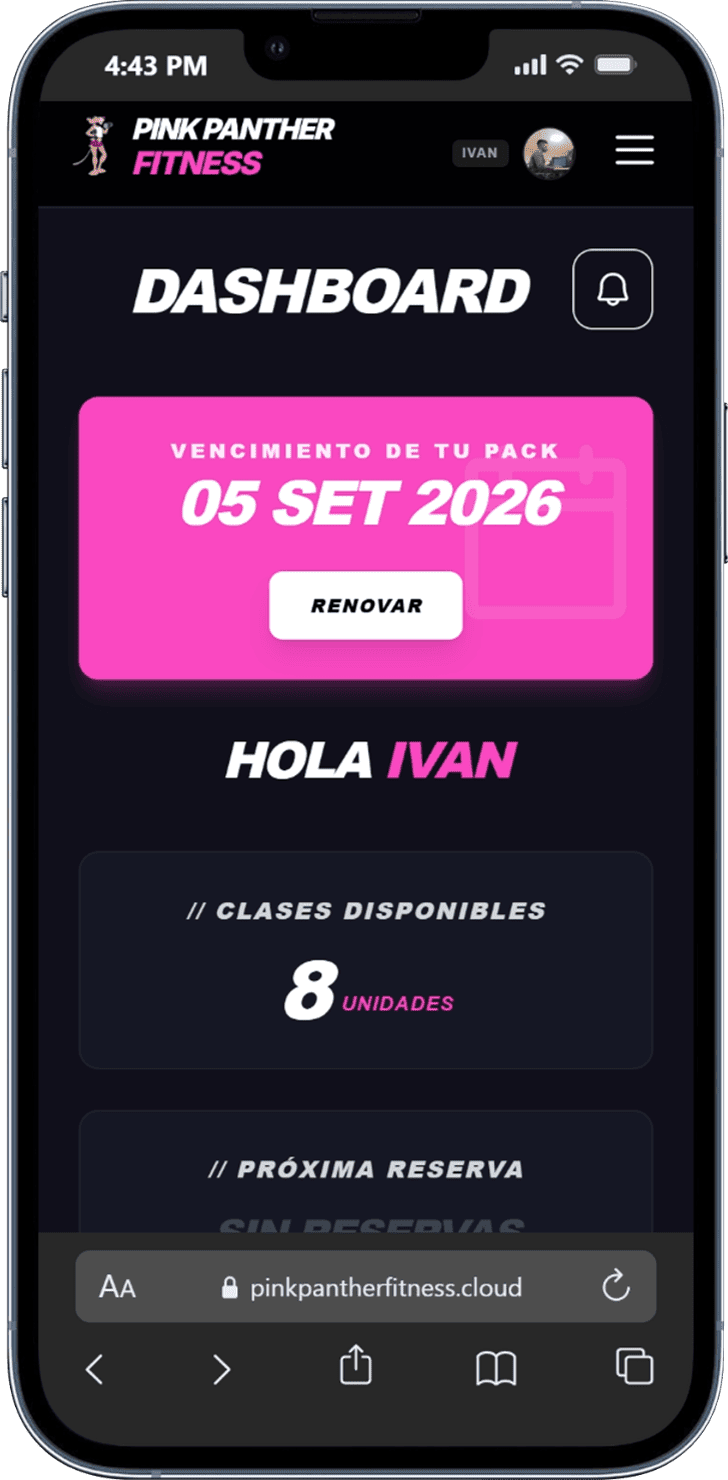 App Cliente Inicio